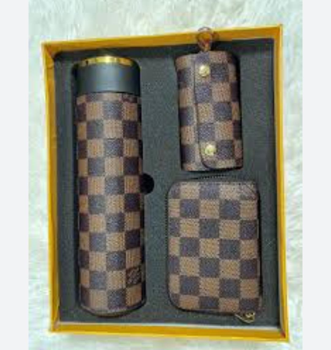 Thermos Tumbler & Wallet & Keyholder Set